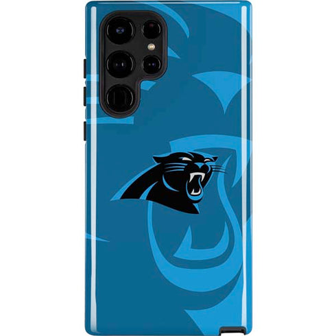 NFL Carolina Panthers Double Vision Galaxy S25 Ultra Impact Case